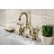 Kingston Brass Bridge Bathroom Faucet with Brass PopUp, Antique Brass KS7993BAL - alternate 5